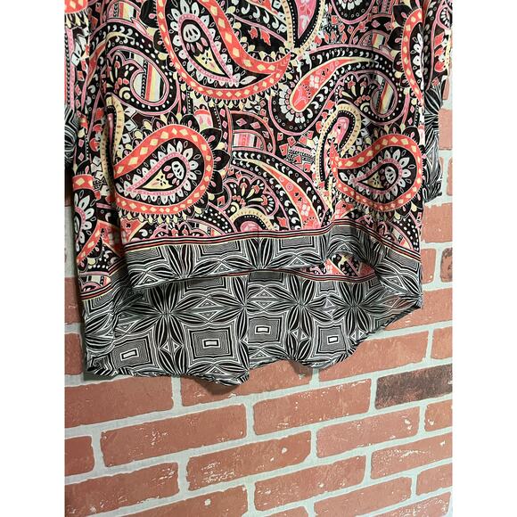 Olive Hill Mixed Print Top – Size L - Picture 5 of 6